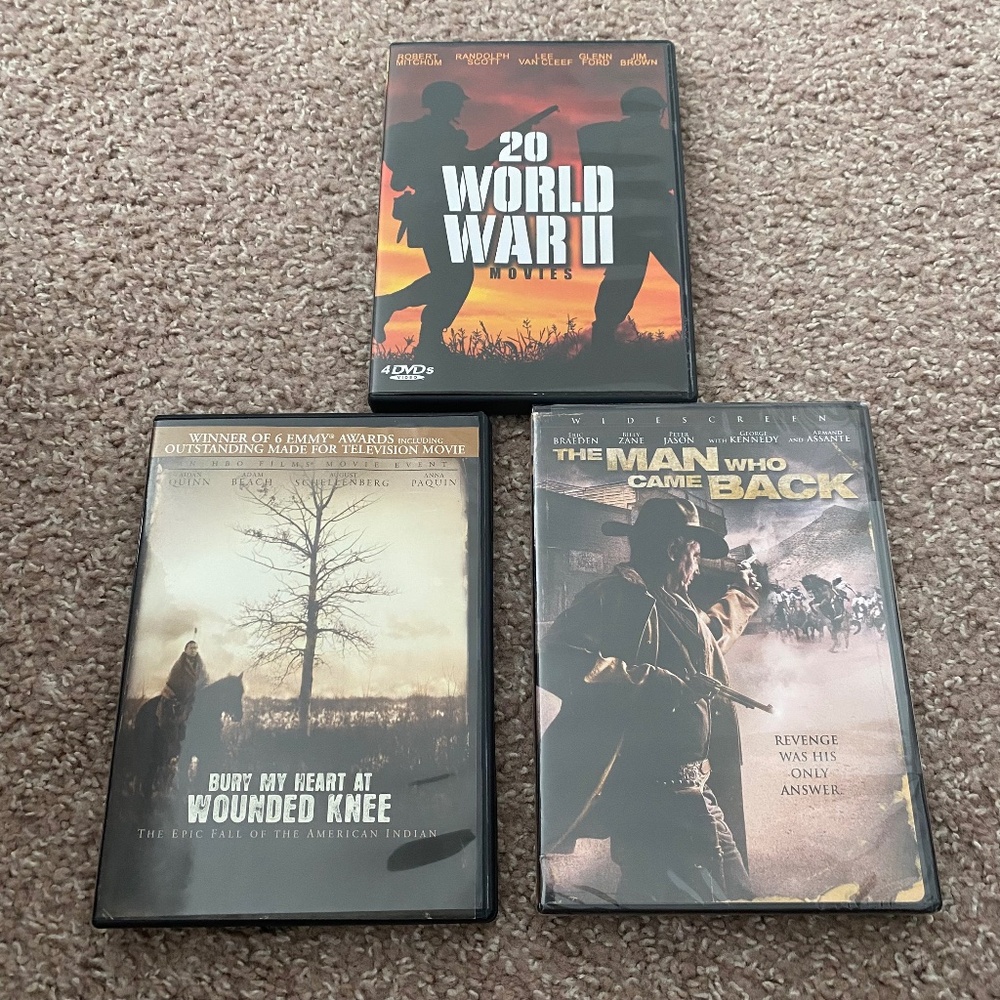 22 MOVIES!🎄🎁HISTORY LOVERS' GIFT IDEA! 🍿🎥🤠 WESTERN/WAR MOVIE BUNDLE